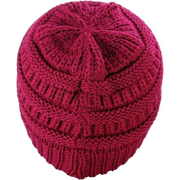 C.C Kids' Cute Warm and Comfy Children's Knit Ski Beanie Hat - Picture 2 of 4